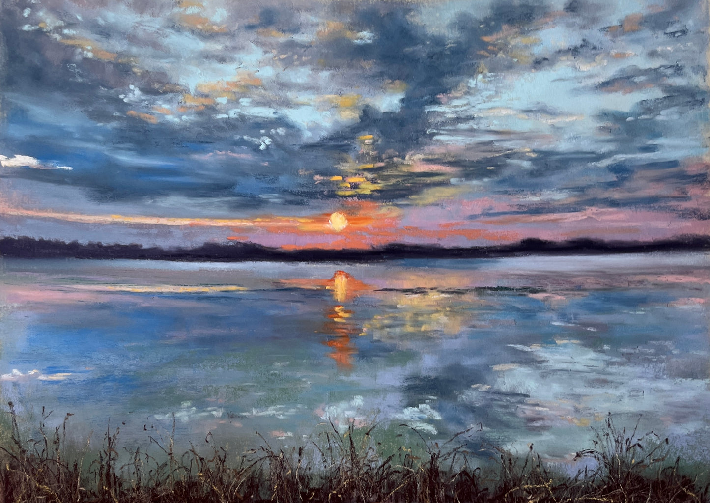 Sunset on the Mississippi